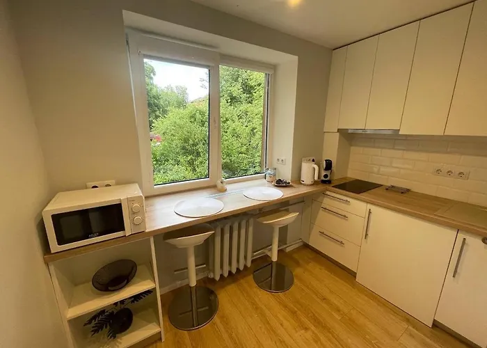 Modern 1br Haven Near Two Parks Dzīvoklis